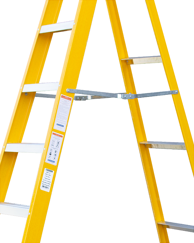 Escada Tesoura Acesso Simples 7 degraus 2,38M | Sudeste/Cogumelo