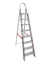 Escada Dupla de Alumínio Art Factory - 8 Degraus Reforçada