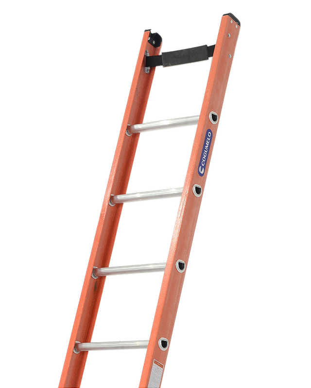 Escada Singela Fibra de Vidro Cogumelo | 8 Degraus - 2,90M