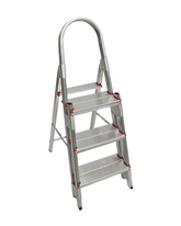 Escada Dupla de Alumínio Art Factory - 3 Degraus Reforçada