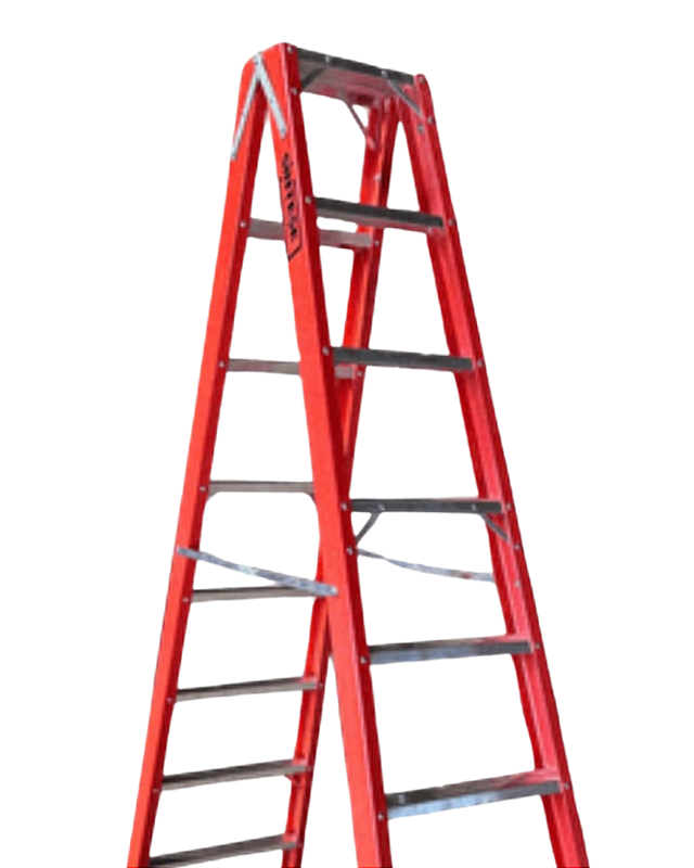 Escada Tesoura Duplo Acesso 9 Degraus | Síntese