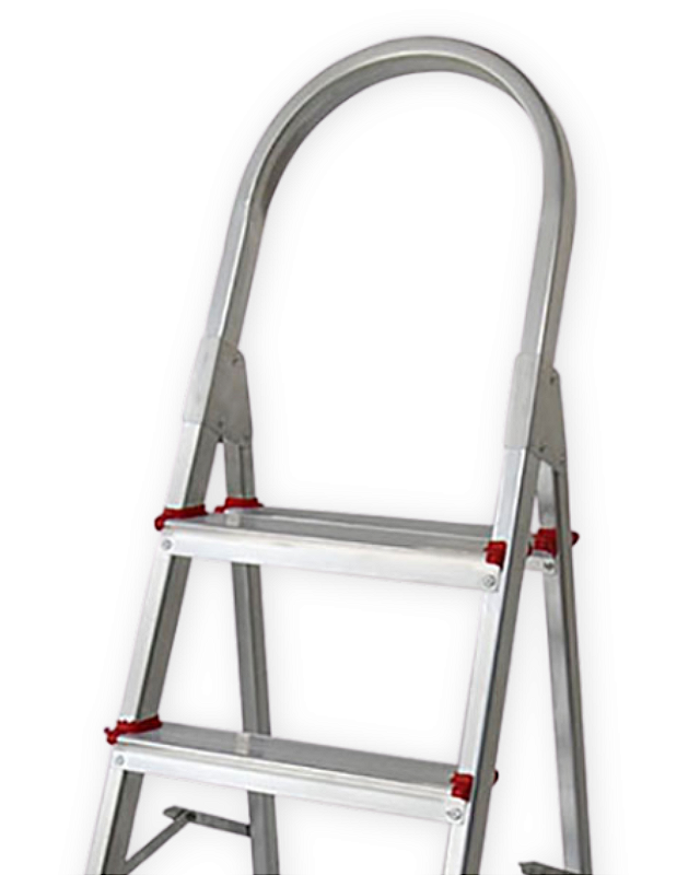 Escada de Alumínio Acesso Simples - 5 Degraus | Art Factory