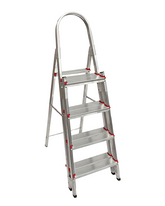 Escada Dupla de Alumínio Art Factory - 4 Degraus Reforçada