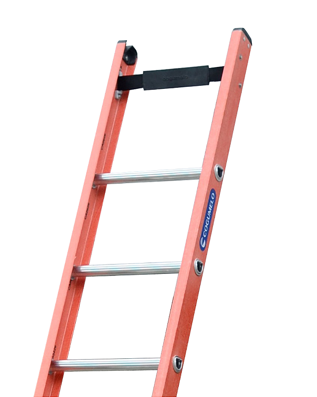 Escada Singela Fibra de Vidro Cogumelo | 10 Degraus - 3,50M