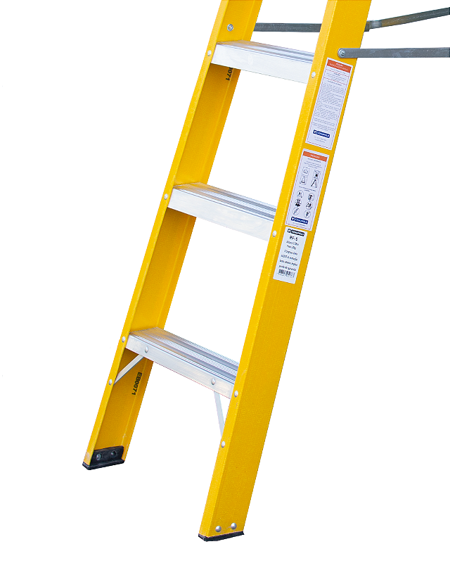Escada Tesoura Acesso Simples 5 degraus 1,78M | Sudeste/Cogumelo