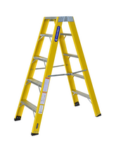 Escada Tesoura Duplo Acesso 4 degraus | 1,35M Sudeste/Cogumelo