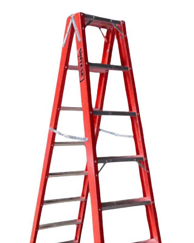 Escada Tesoura Duplo Acesso 8 Degraus | Síntese