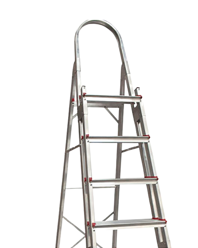 Escada Dupla de Alumínio Art Factory - 9 Degraus Reforçada