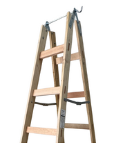 Escada de Madeira Pintor 6 Degraus