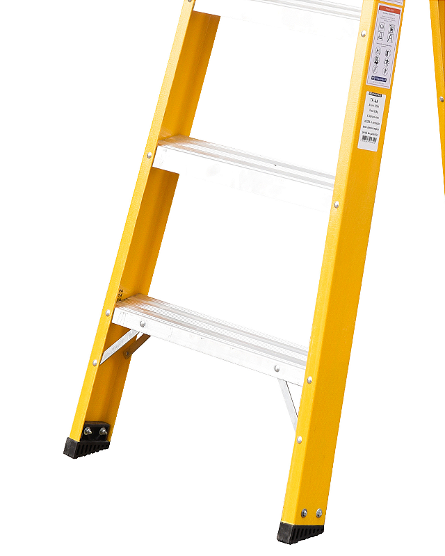 Escada Tesoura Duplo Acesso 6 degraus | 1,95M Sudeste/Cogumelo