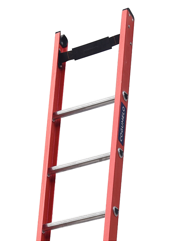 Escada Singela Fibra de Vidro Cogumelo | 14 Degraus - 4,70M