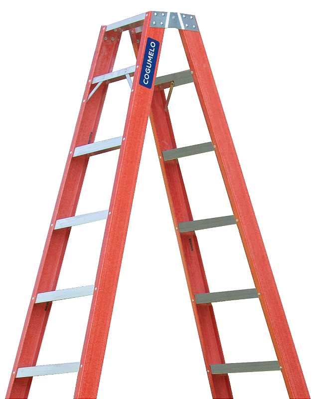 Escada Tesoura Duplo Acesso 10 degraus - Mod. TF-10 - 3,15m - Sudeste