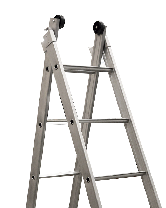 Escada Extensível Articulada de Alumínio - 6 Degraus | Art Factory