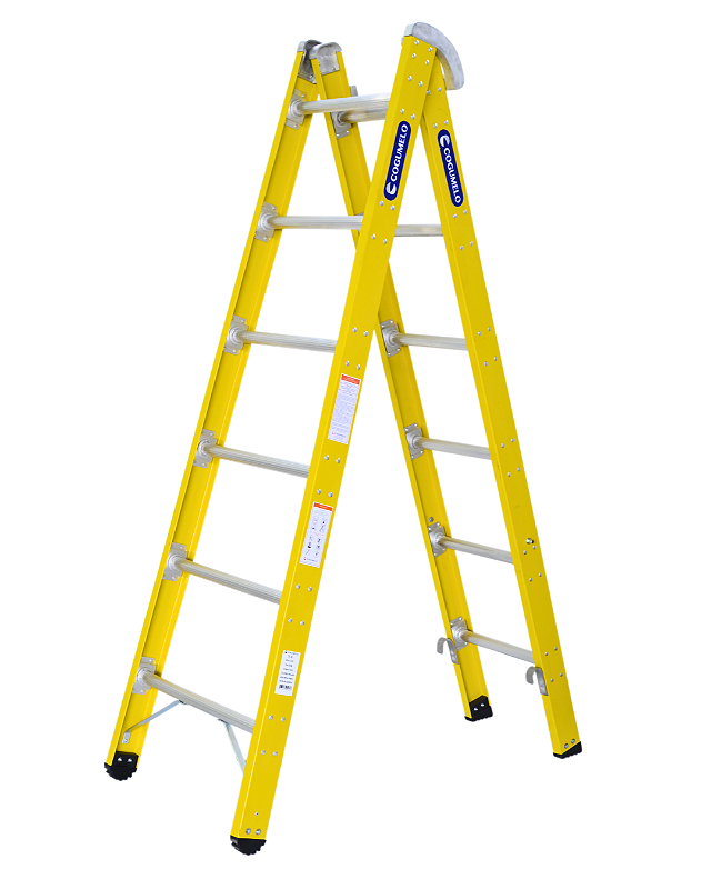 Escada 2 em 1 Multifuncional TE-6-10 | Sudeste/Cogumelo