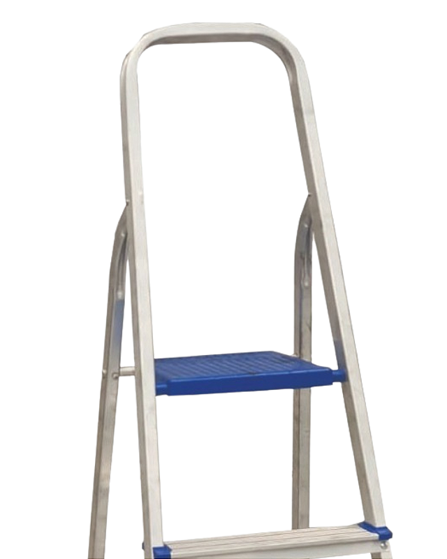 Escada de Alumínio - Acesso Simples 8 Degraus | 2,22M Real Escadas