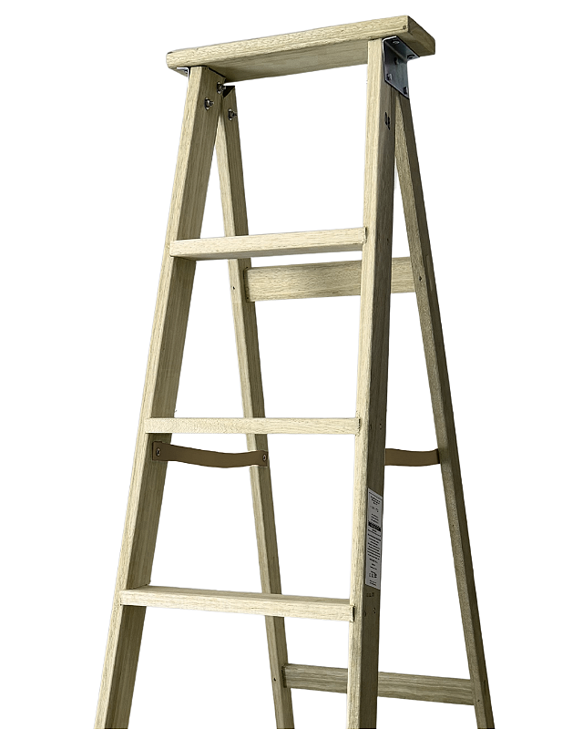 Escada de Madeira Americana - 8 Degraus