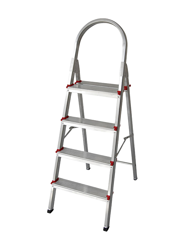 Escada de Alumínio Acesso Simples - 4 Degraus | Art Factory
