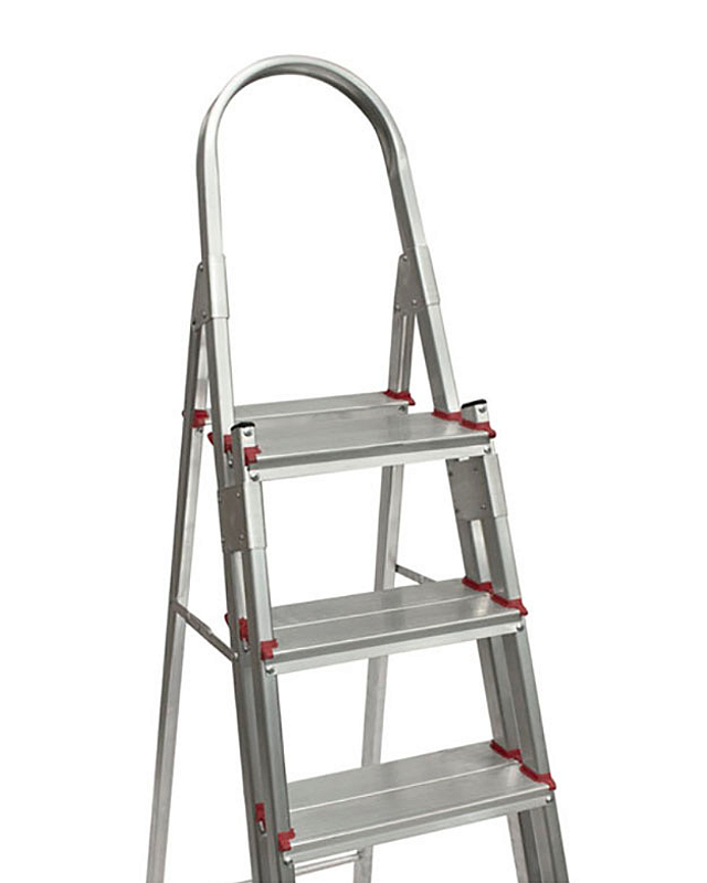 Escada Dupla de Alumínio Art Factory - 5 Degraus Reforçada