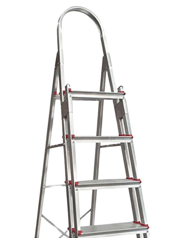 Escada Dupla de Alumínio Art Factory - 8 Degraus Reforçada