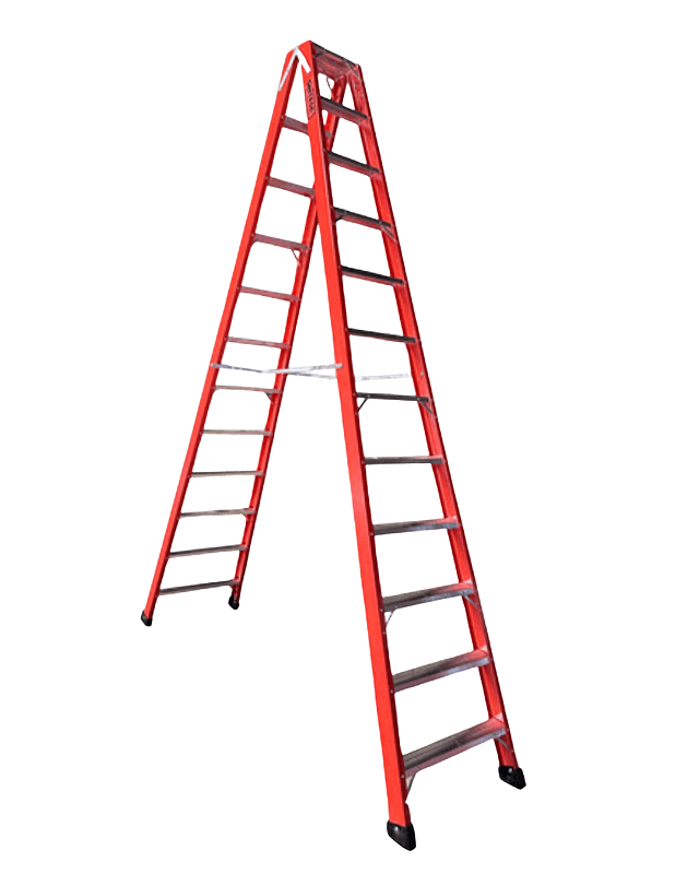 Escada Tesoura Duplo Acesso 12 Degraus | Síntese
