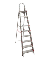 Escada Dupla de Alumínio Art Factory - 9 Degraus Reforçada