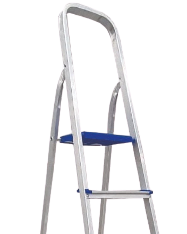 Escada de Alumínio - Acesso Simples 8 Degraus | 2,22M Real Escadas
