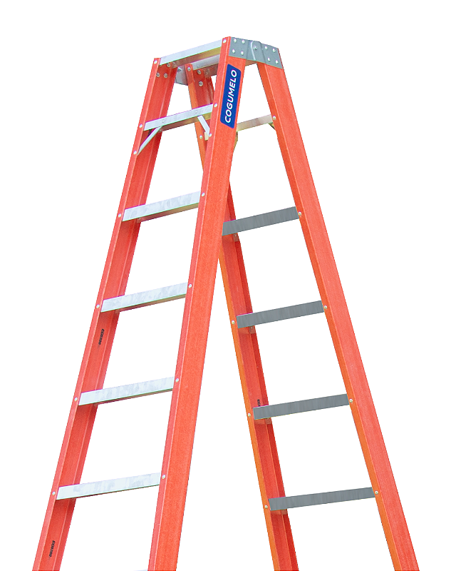 Escada Tesoura Duplo Acesso 12 degraus | Mod.TF-12 - ,75m - Sudeste