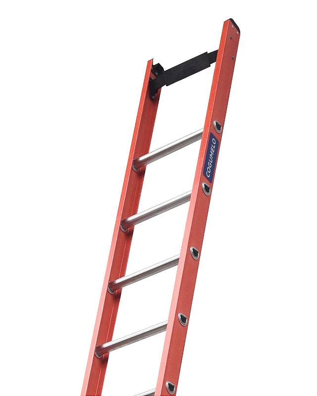 Escada Singela Fibra de Vidro Cogumelo | 18 Degraus - 5,90M