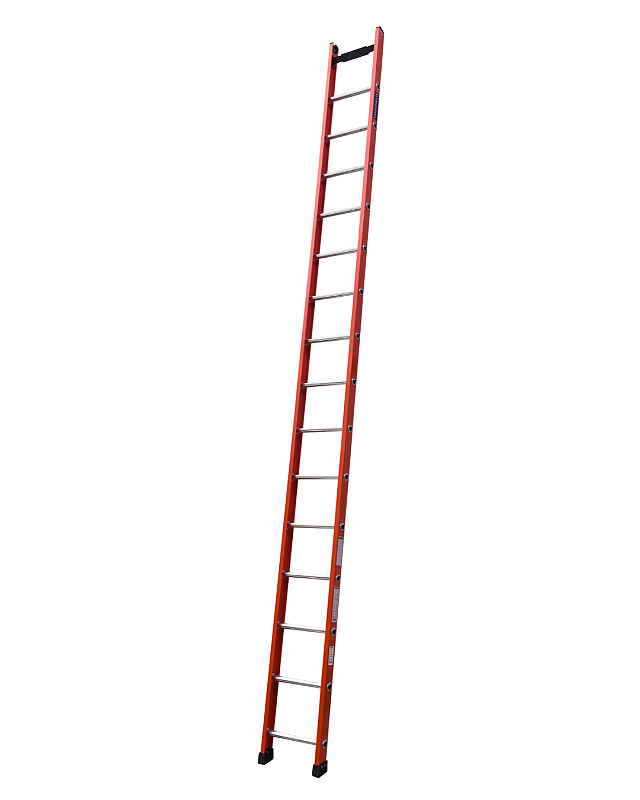 Escada Singela Fibra de Vidro Cogumelo | 14 Degraus - 4,70M