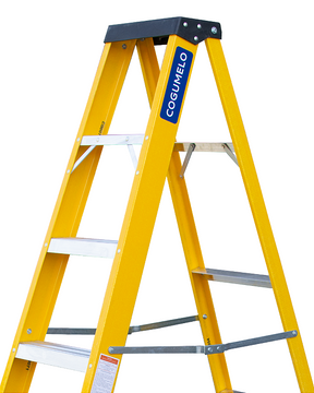 Escada Tesoura Acesso Simples 5 degraus 1,78M | Sudeste/Cogumelo