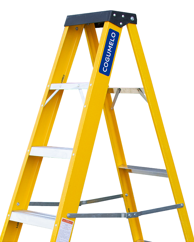 Escada Tesoura Acesso Simples 5 degraus 1,78M | Sudeste/Cogumelo