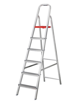 Escada Tesoura Acesso Simples - 5 Degraus | Reisam