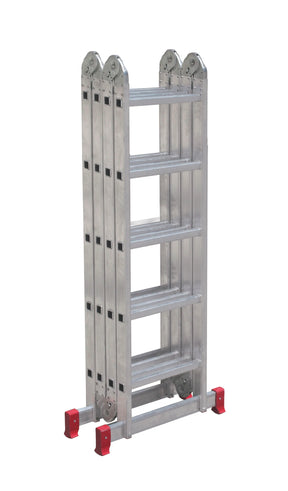 Escada Articulada Multifuncional 4x5 20 Degraus em Alumínio Botafogo