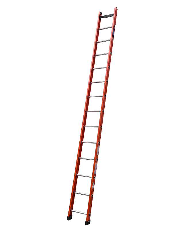 Escada Singela Fibra de Vidro Cogumelo | 12 Degraus - 4,10M